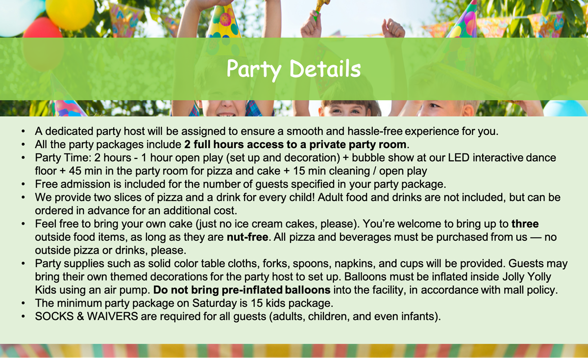 Party Details